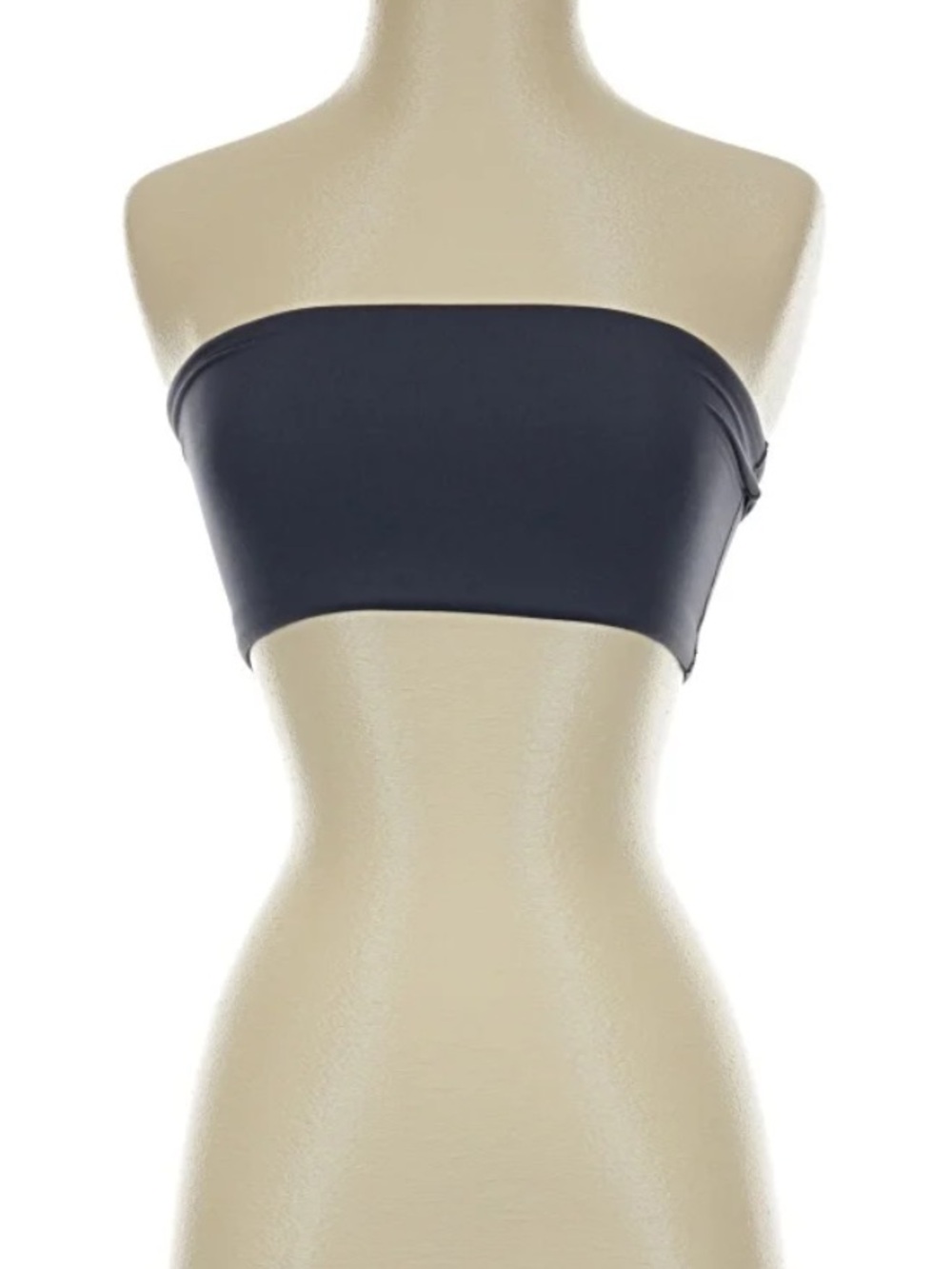 SKIMS 2x Navy Strapless Bandeau Tube Bra